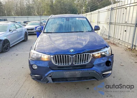 2017 BMW X3 xDrive28I z USA, uszkodzony, nr VIN 5UXWX9C58H0T09999